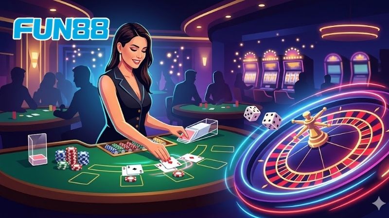 Live Casino FUN88 sở hữu những ưu điểm vượt trội nào?